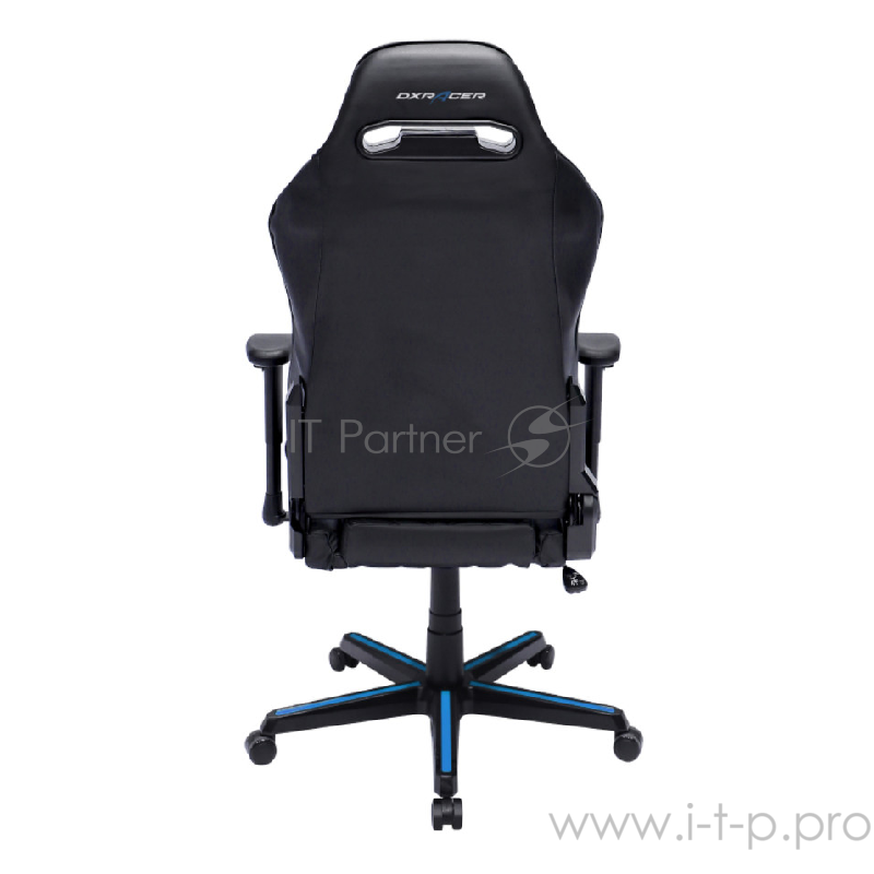 DXRacer Drifting Игровое кресло чёрно-синее (OH/DH73/NB, кожа-PU, регулируемый угол наклона, механизм качания)