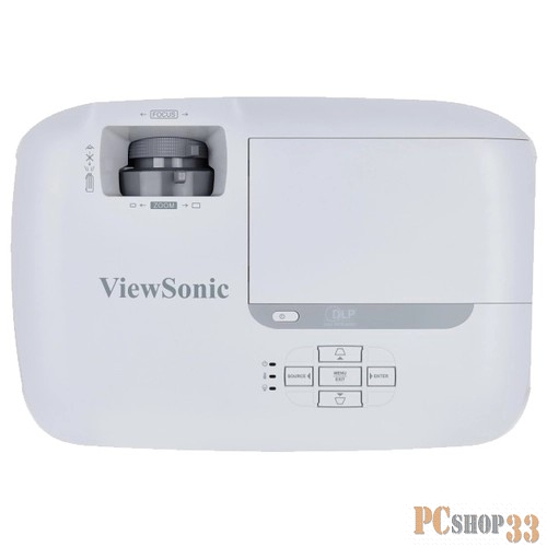 Проектор ViewSonic PA502S {DLP 3500Lm (800x600) 22000:1 3D compatible, 1x HDMI in, 1x VGA in, 1x USB type mini B, 1x RS232, 4,500/15,000 lamp life}
