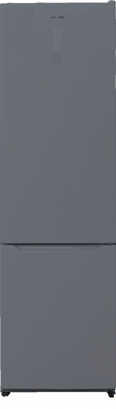 Холодильник Shivaki BMR-1884DNFX Ширина 59,5см,/No Frost/2-камерн.,/295л/ высота 188см,/ морозильное отд. нижнее/ 76л/LED-дисплей / управление электронное/ класс N/T/энергопотр. A+