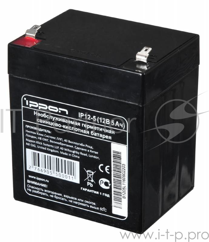 батареи Ippon Батарея IP12-5 12V/5AH {669055}