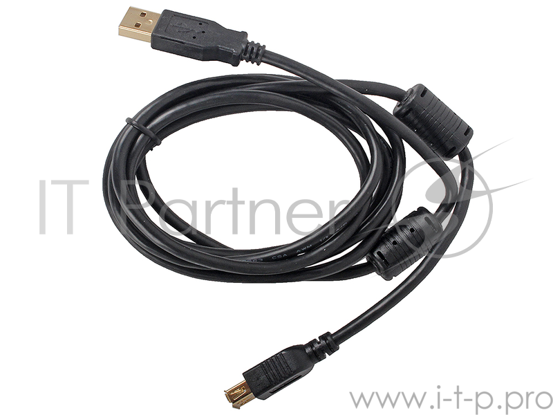 Удлинитель USB2.0 Defender USB02-06PRO 87429, с позолоченными контактами, с ферритовыми кольцами, экранированный (1.8м)