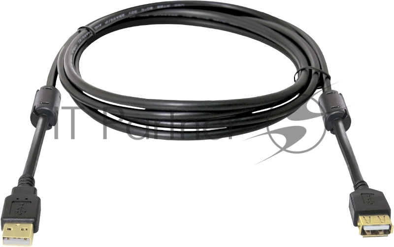 Удлинитель USB2.0 Defender USB02-06PRO 87429, с позолоченными контактами, с ферритовыми кольцами, экранированный (1.8м)