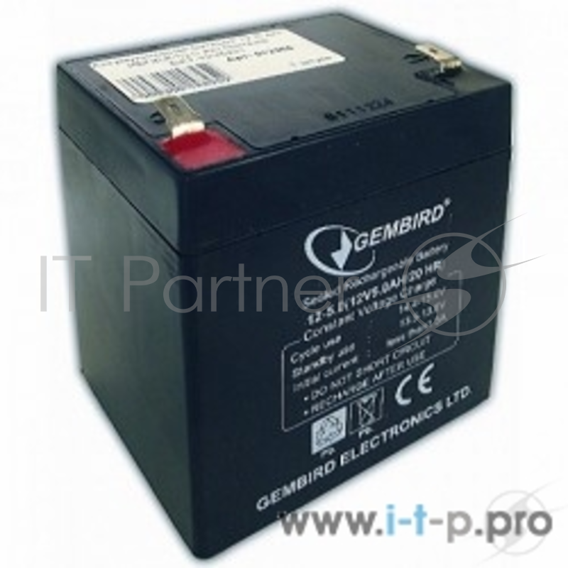батареи Gembird Аккумулятор для Источников Бесперебойного Питания BAT-12V5AH