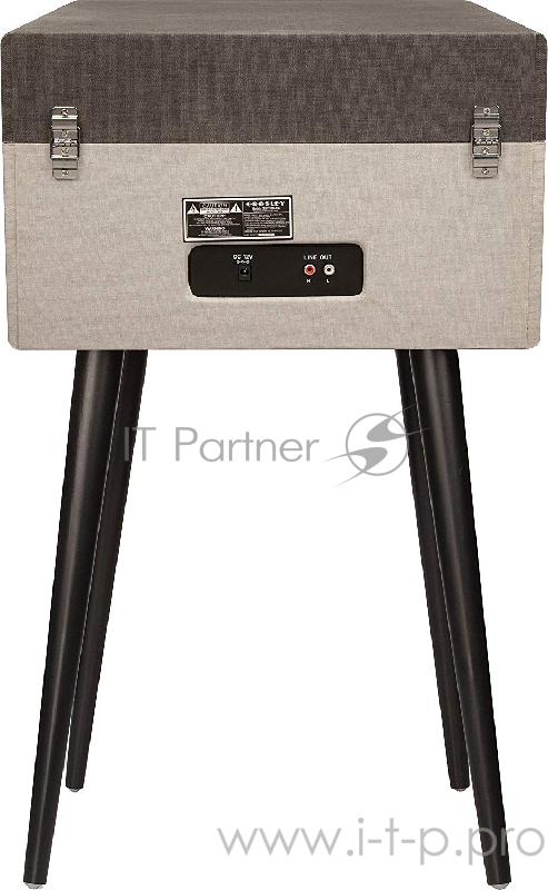 Crosley DANSETTE BERMUDA виниловый проигрыватель чёрный (33 1/3, 45 об/мин, 7