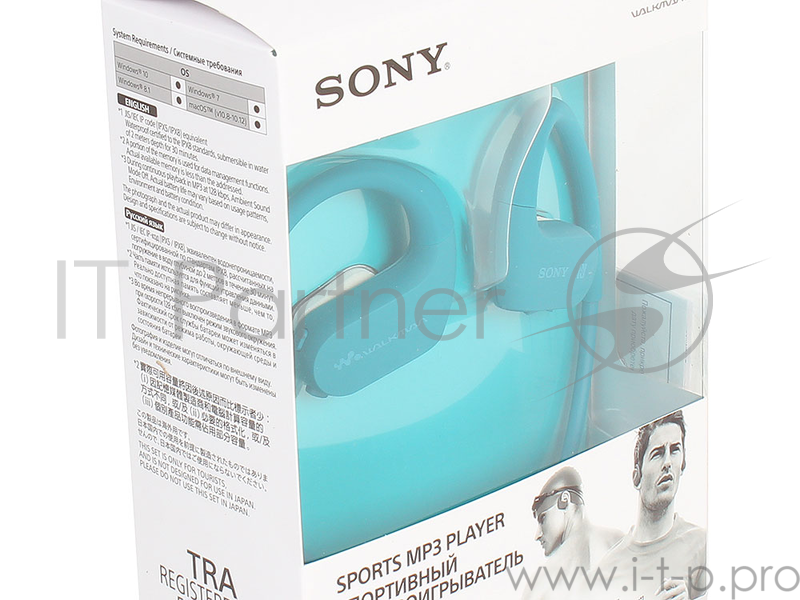 Плеер Sony NW-WS623 Blue