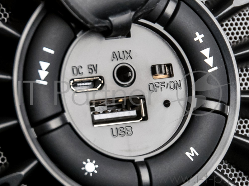 Колонки Dialog Progressive AP-1010 - акустическая колонка-труба c RGB фонарем, 12W RMS, Bluetooth, FM+USB+SD