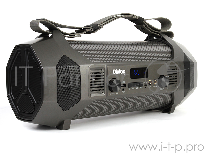 Колонки Dialog Progressive AP-1050 - акустическая колонка-труба, 24W RMS, Bluetooth, FM+USB+SD, LED дисплей