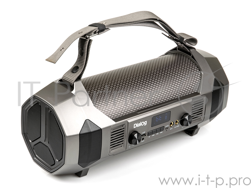 Колонки Dialog Progressive AP-1050 - акустическая колонка-труба, 24W RMS, Bluetooth, FM+USB+SD, LED дисплей