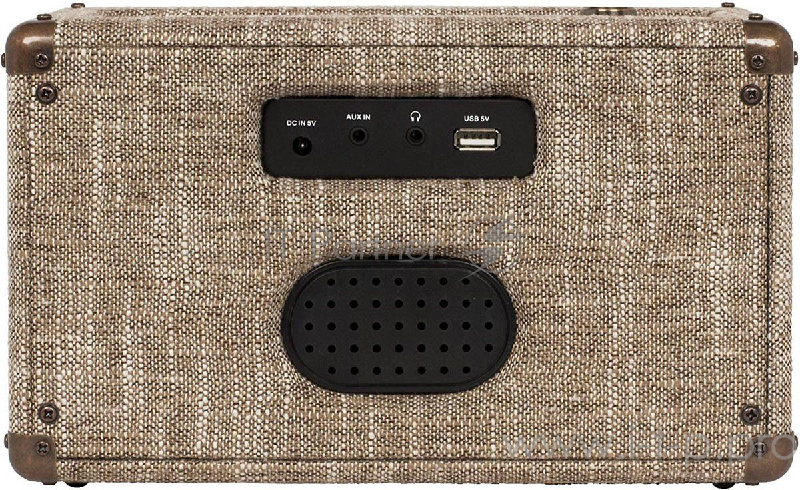 Портативный Bluetooth-динамик Crosley CHARLOTTE Havana (2 х 5 ВТ, 2000 мАч, USB, AUX, CR3028A-HA)