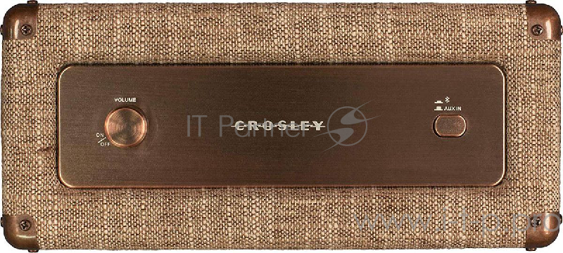 Портативный Bluetooth-динамик Crosley CHARLOTTE Havana (2 х 5 ВТ, 2000 мАч, USB, AUX, CR3028A-HA)