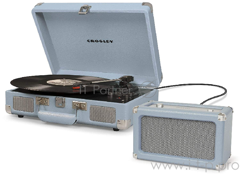 Портативный Bluetooth-динамик Crosley CHARLOTTE Tourmaline (2 х 5 ВТ, 2000 мАч, USB, AUX, CR3028A-TN)