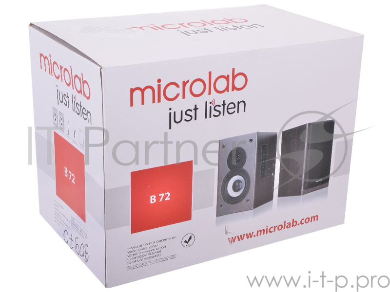Колонки Microlab B-72 2.0 темное дерево 16Вт