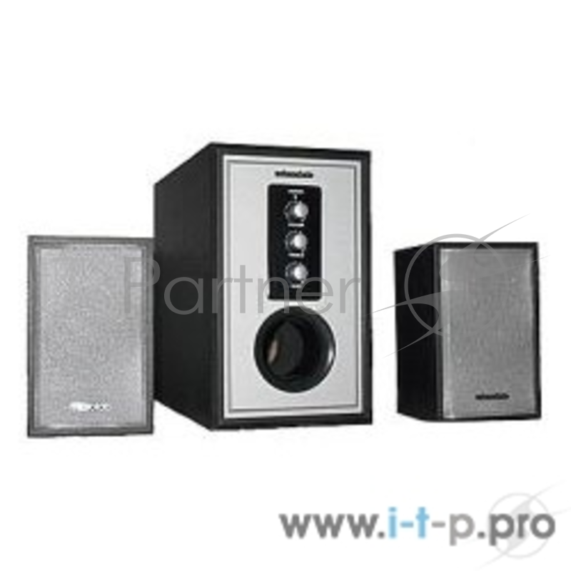 Колонки MICROLAB M520/590(08) черные {2.1, 2 колонки+сабвуфер дерево, 16W RMS, 35-20000Hz }