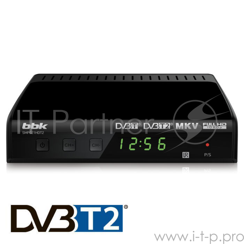 Цифровой TV-тюнер BBK SMP021HDT2 темно-серый