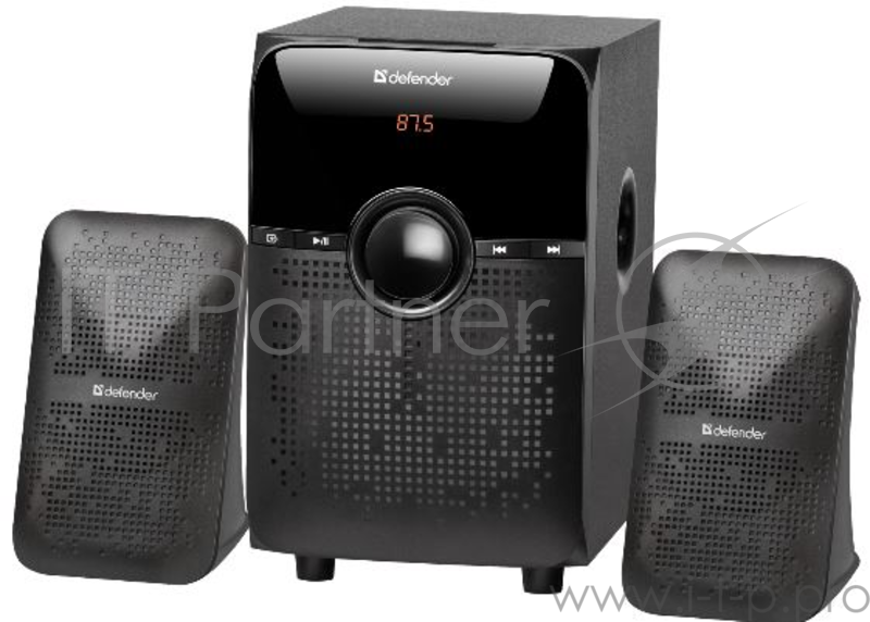 Колонки DEFENDER X182 18Вт, BT/FM/MP3/SD/USB/LED/RC