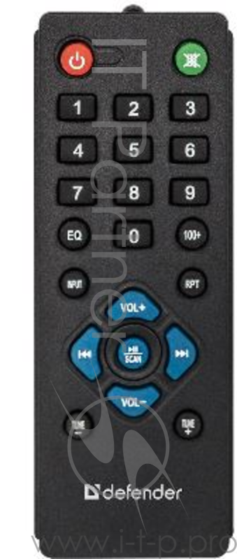 Колонки DEFENDER X182 18Вт, BT/FM/MP3/SD/USB/LED/RC