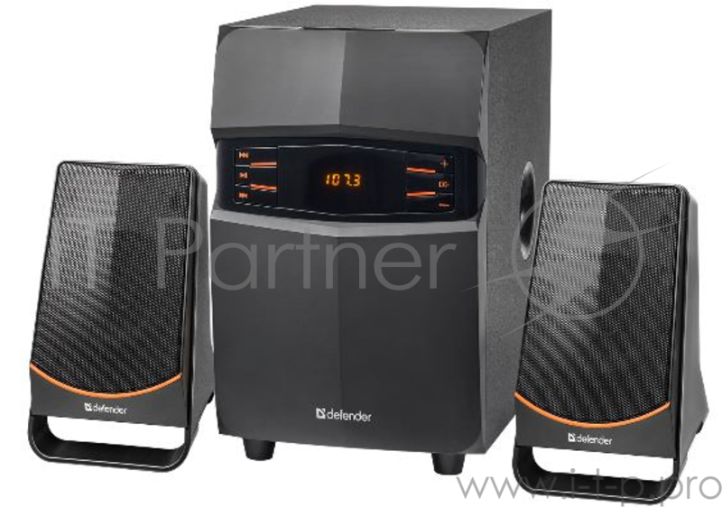 Колонки DEFENDER X181 2.1 ,18Вт, BT/FM/MP3/SD/USB/LED/RC