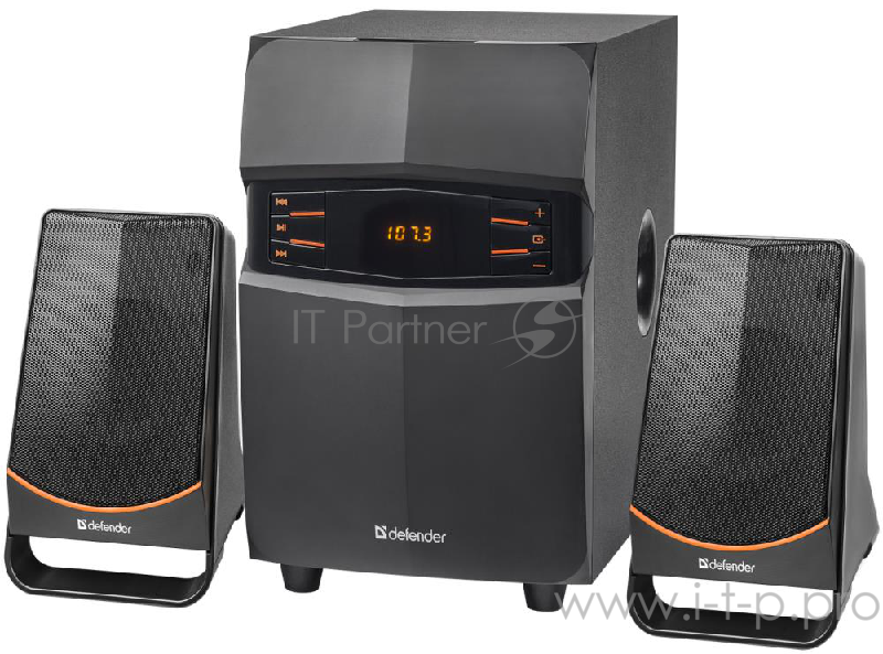Колонки DEFENDER X181 2.1 ,18Вт, BT/FM/MP3/SD/USB/LED/RC