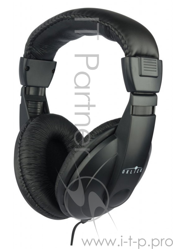 Наушники мониторы Oklick HP-M211V 1.8м черный проводные (оголовье)