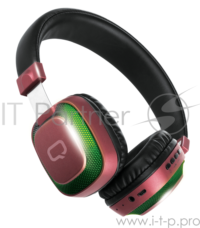 Bluetooth гарнитура Qumo Style 2 (ВТ 0023), черный + вставки