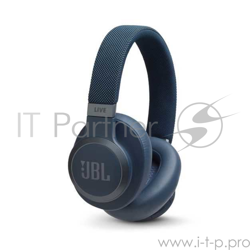 Наушники JBL Наушники беспроводные с активным шумоподавление JBL Live 650BT, 32 Ом, синий