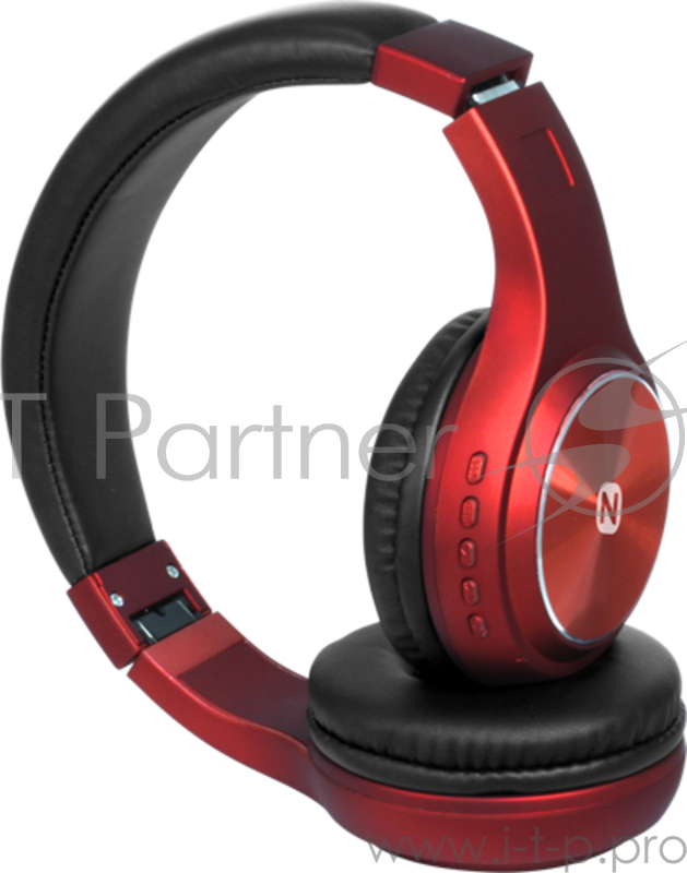 Беспроводные наушники Nobby с MP3 плеером, Comfort B-230, NBC-BH-42-11, BT 4.2, пластик, красный Беспроводные, проводные / Накладные с микрофоном / Кр