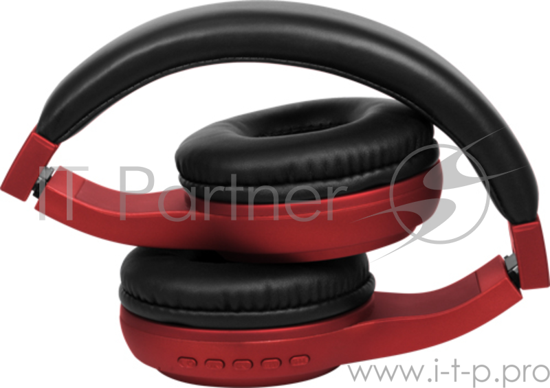 Беспроводные наушники Nobby с MP3 плеером, Comfort B-230, NBC-BH-42-11, BT 4.2, пластик, красный Беспроводные, проводные / Накладные с микрофоном / Кр