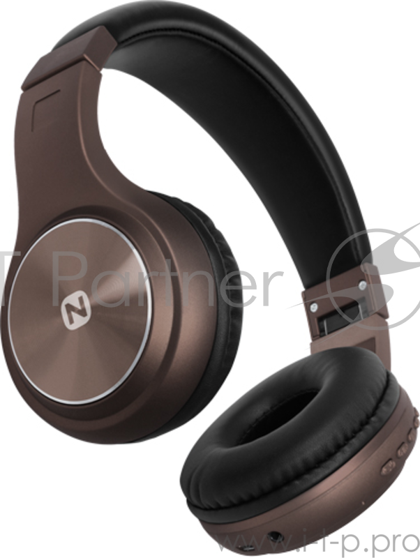 Беспроводные наушники Nobby с MP3 плеером, Comfort B-230, NBC-BH-42-10, BT 4.2, пластик, капучино Беспроводные, проводные / Накладные с микрофоном / К