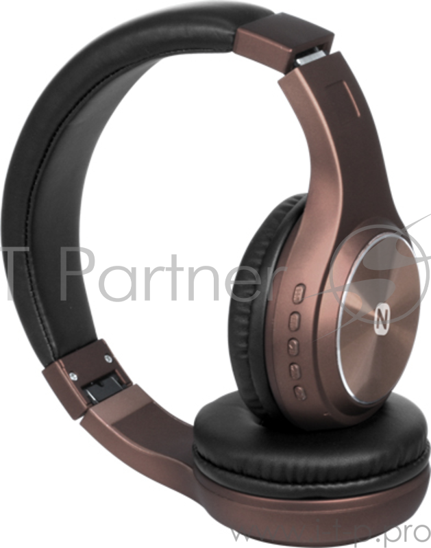 Беспроводные наушники Nobby с MP3 плеером, Comfort B-230, NBC-BH-42-10, BT 4.2, пластик, капучино Беспроводные, проводные / Накладные с микрофоном / К