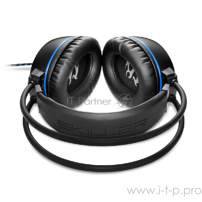 Игровая гарнитура Sharkoon Skiller SGH1 чёрная (Jack 3.5 мм, 40 мм, ПУ)