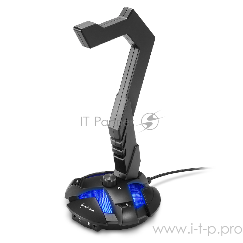 Подставка для наушников Sharkoon X-Rest 7.1 (USB, синяя подсветка)