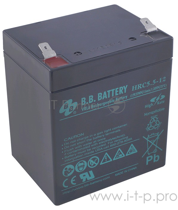 батареи B.B. Battery Аккумулятор HRC 5.5-12 (12V 5Ah )