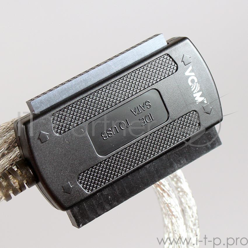 Кабель-переходник USB2.0->PATA/SATA VCOM VUS7056, с блоком питания (0.5м)