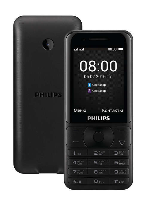 Мобильный телефон Philips Xenium E181 Black
