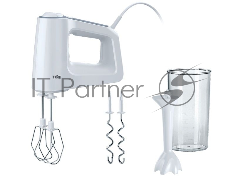 Миксер ручной Braun HM3105 500Вт белый