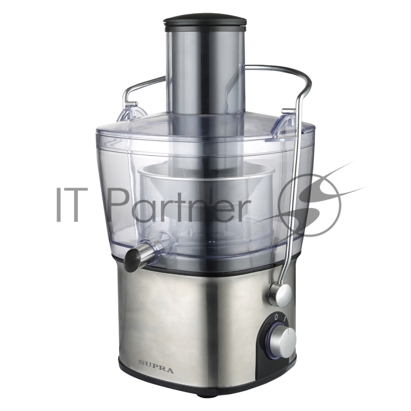 Соковыжималка центробежная Supra JES-2010 850Вт серебристый/черный