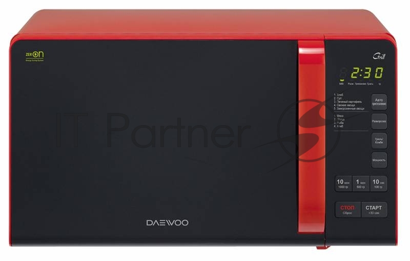 Микроволновая Печь Daewoo KQG-663R 20л. 700Вт красный/черный