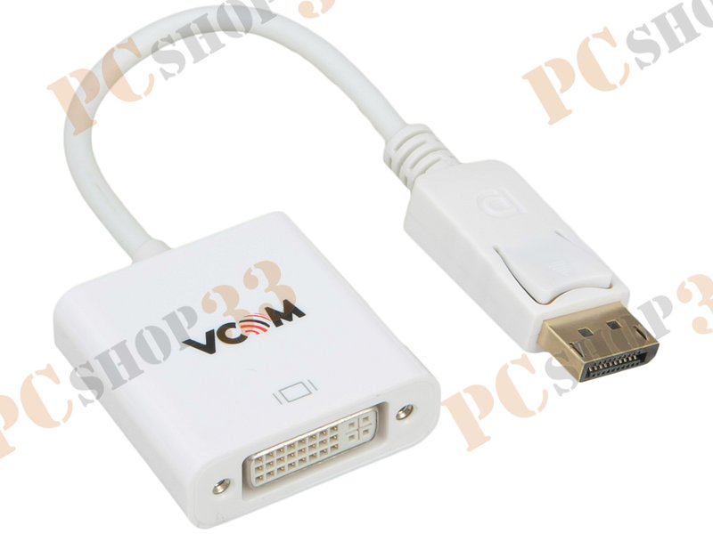 Кабель-переходник DisplayPort->DVI(F) VCOM CG602-0.15 (0.15м)