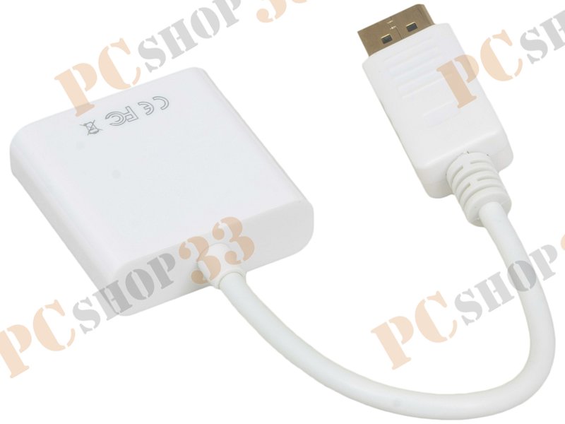 Кабель-переходник DisplayPort->DVI(F) VCOM CG602-0.15 (0.15м)