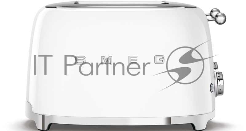 Тостеры SMEG Тостеры SMEG/ Тостер на 4 ломтика, Цвет белый Функции: подогрев, размораживание, багель 6 уровней поджаривания Съемный поддон для крошек.