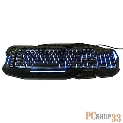 Клавиатура Dialog Gan-Kata KGK-45U черная USB {Клавиатура - игровая с подсветкой 3 цвета, макро клавиши}