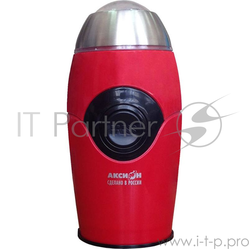 Кофемолка Аксион КМ-22 150Вт сист.помол.:ротац.нож вместим.:50гр красный