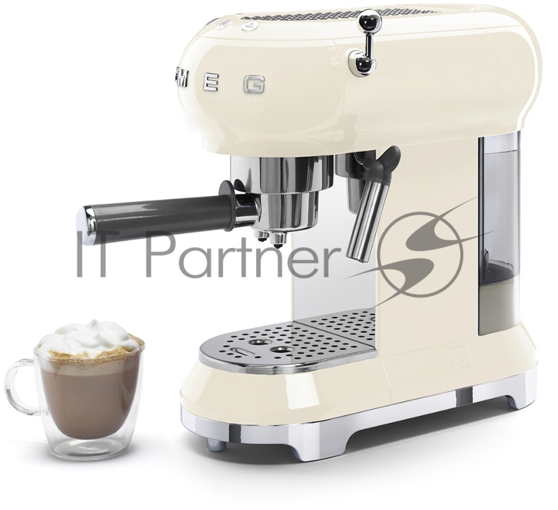 Кофеварки эспрессо SMEG Кофеварки эспрессо SMEG/ Кофемашина-эспрессо, стиль 50-х годов, кремовая