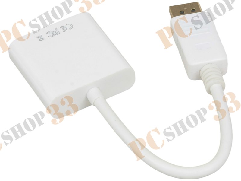 Кабель-переходник DisplayPort->D-Sub(F) VCOM CG603-0.15 (0.15м)