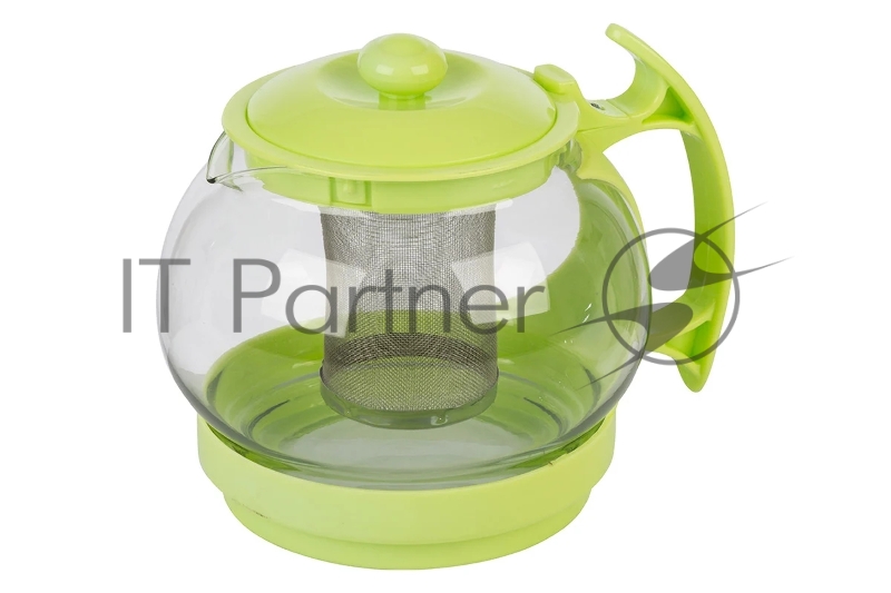 Чайник заварочный Decotto-1100 с пластик ручкой, фильтр из нерж ст, 1,1 л, Mallony