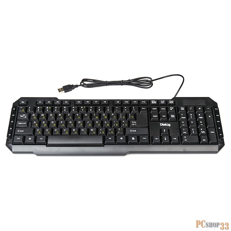 Клавиатура Dialog KM-015U Black Multimedia KB - USB