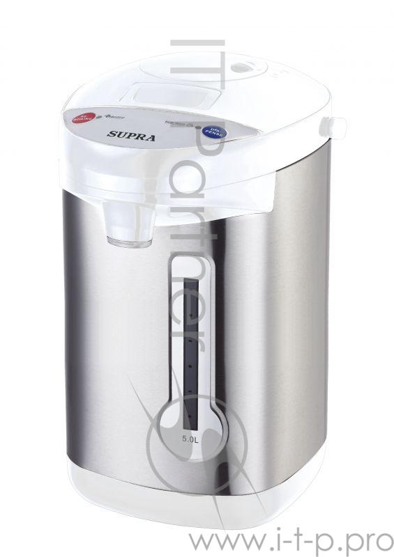 Термопоты SUPRA TPS-3013 blackОбъем 5 л. Мощность 900 Вт. Автоматическое поддержание температуры. Мощность в режиме поддержания температуры 35Вт. Автоматическая функция повторного кипячения. Три способа подачи воды: автоматический, механический, каса