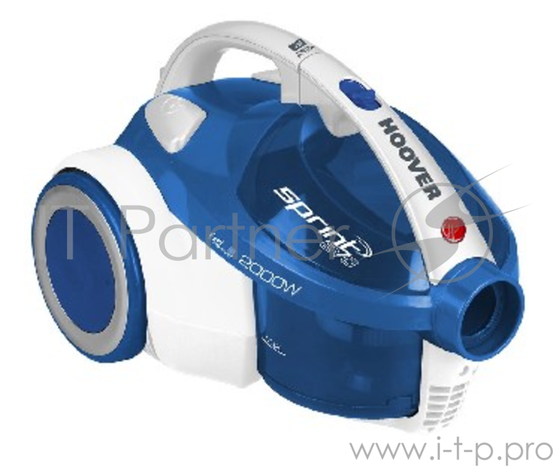 Пылесос HOOVER TSBE 2002 01(пылесос-сухая уборка, без мешка для сбора пыли, многоступенчатая система фильтрации(HEPA), мощность всасывания 240 Вт, пылесборник на 1.5 л, потребляемая мощность 2000 Вт, щетка Easy Parquet)