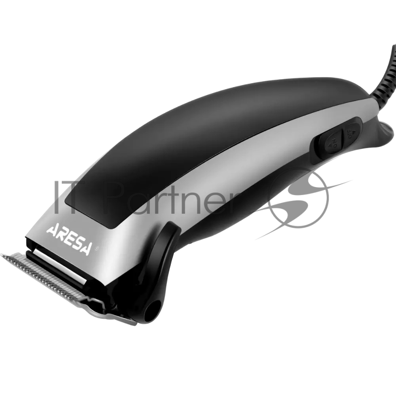 Машинка для стрижки ARESA AR-1803(Мощность 8 Вт. Регулируемая длина лезвия. 4 сменные насадки: 3, 6, 9 и 12 мм. Аксессуары: щеточка для чистки лезвия, расческа, масленка, ножницы.)