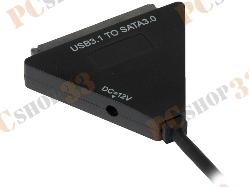 Кабель-переходник USB3.1->SATA ORIENT UHD-522, с блоком питания